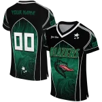 personalized uab blazers halftone slant green black jersey best selling