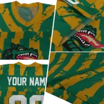 personalized uab blazers stripe splatter green jersey best selling