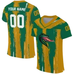personalized uab blazers striped texture green jersey best selling