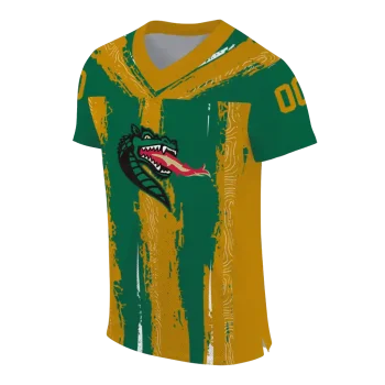 personalized uab blazers striped texture green jersey fashion forward