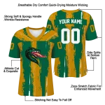 personalized uab blazers striped texture green jersey best selling