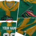 personalized uab blazers striped texture green jersey best selling