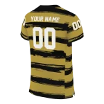 personalized ucf knights art stripe gold jersey best selling