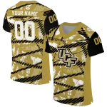 personalized ucf knights camo shatter gold jersey best selling