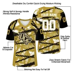 personalized ucf knights camo shatter gold jersey best selling