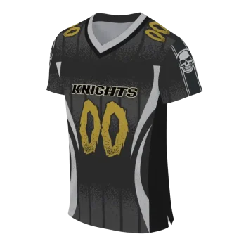 personalized ucf knights dynamic dots black jersey fashion forward