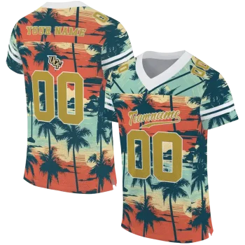personalized ucf knights horizon palm sunset jersey best selling