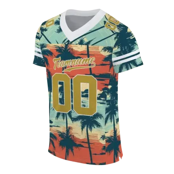 personalized ucf knights horizon palm sunset jersey fashion forward