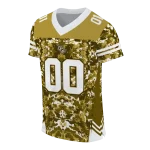 personalized ucf knights mirrored pattern gold jersey best selling