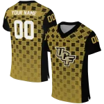 personalized ucf knights stacked rectangle gold jersey best selling