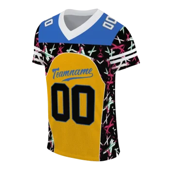 personalized ucla bruins brushstroke xs gold black jersey fashion forward