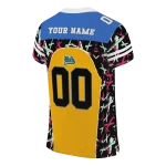 personalized ucla bruins brushstroke xs gold black jersey best selling