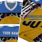 personalized ucla bruins brushstroke xs gold black jersey best selling