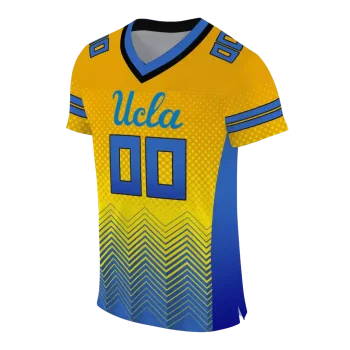 personalized ucla bruins halftone sweep gold black jersey fashion forward