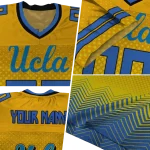 personalized ucla bruins halftone sweep gold black jersey best selling