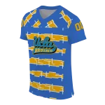 personalized ucla bruins layered grids blue jersey best selling