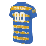 personalized ucla bruins layered grids blue jersey best selling