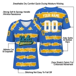 personalized ucla bruins layered grids blue jersey best selling