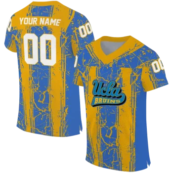 personalized ucla bruins rugged stripes blue jersey best selling