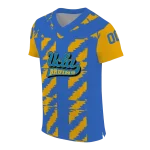 personalized ucla bruins stripe block blue jersey best selling