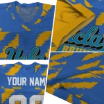 personalized ucla bruins stripe block blue jersey best selling