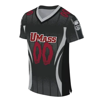 personalized umass minutemen dynamic dots grey jersey fashion forward