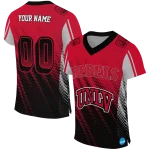 personalized unlv rebels halftone flow red black jersey best selling