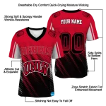personalized unlv rebels halftone flow red black jersey best selling