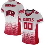 personalized unlv rebels halftone sweep gray black jersey best selling