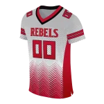 personalized unlv rebels halftone sweep gray black jersey best selling