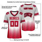 personalized unlv rebels halftone sweep gray black jersey best selling