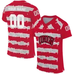 personalized unlv rebels layered grids red jersey best selling