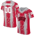 personalized unlv rebels rugged stripes red jersey best selling