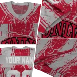 personalized unlv rebels rugged stripes red jersey best selling