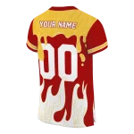 personalized usc trojans dripping flames red white jersey best selling