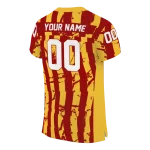 personalized usc trojans stripe splatter red jersey best selling
