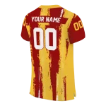 personalized usc trojans striped texture red jersey best selling