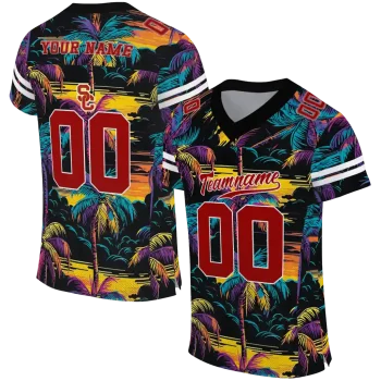 personalized usc trojans sundown palm jersey best selling