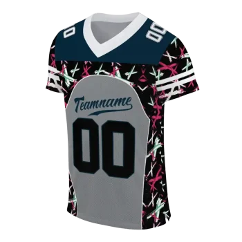 personalized utah state aggies brushstroke xs grey black jersey fashion forward