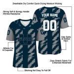 personalized utah state aggies stripe block navy jersey best selling