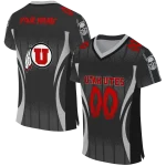 personalized utah utes dynamic dots gray jersey best selling