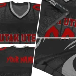 personalized utah utes dynamic dots gray jersey best selling