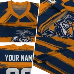 personalized utep miners art stripe blue jersey best selling
