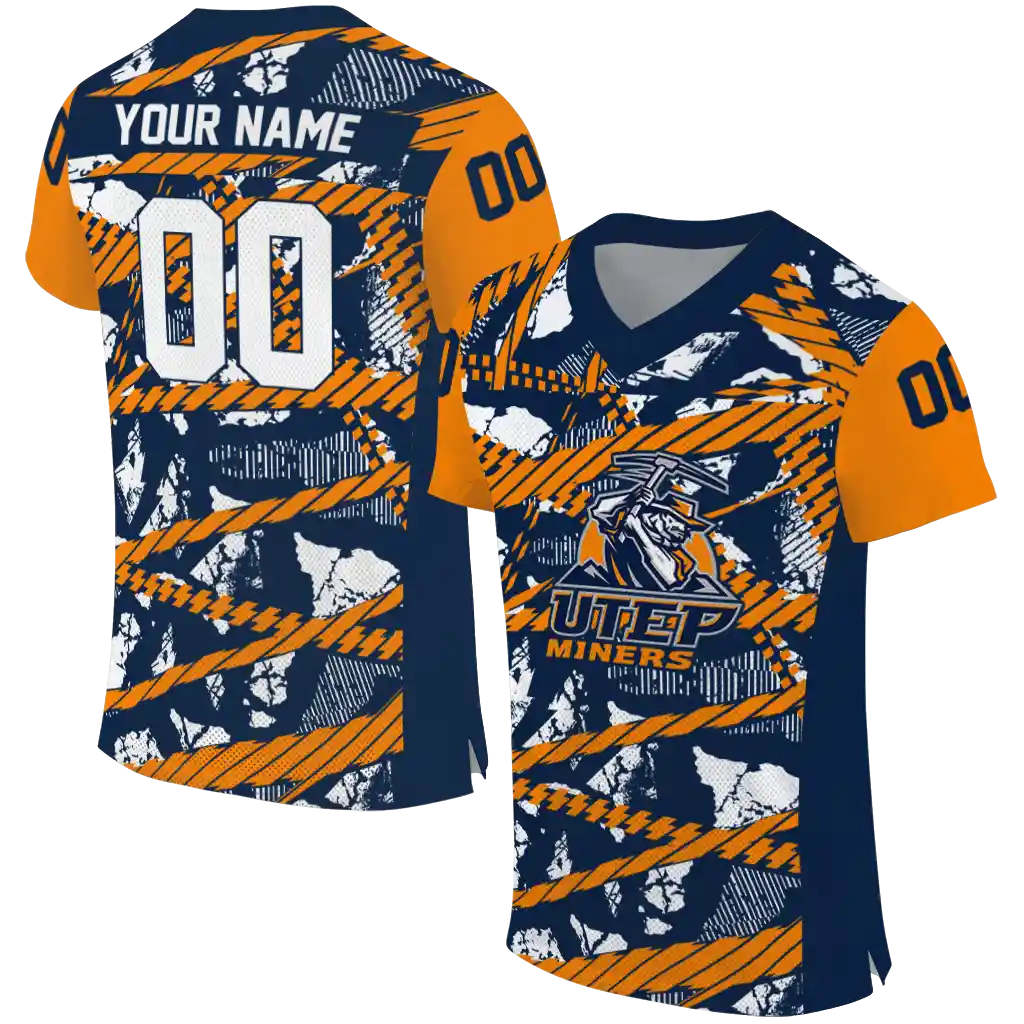 personalized utep miners camo shatter blue jersey best selling personalized utep miners camo shatter blue jersey best selling