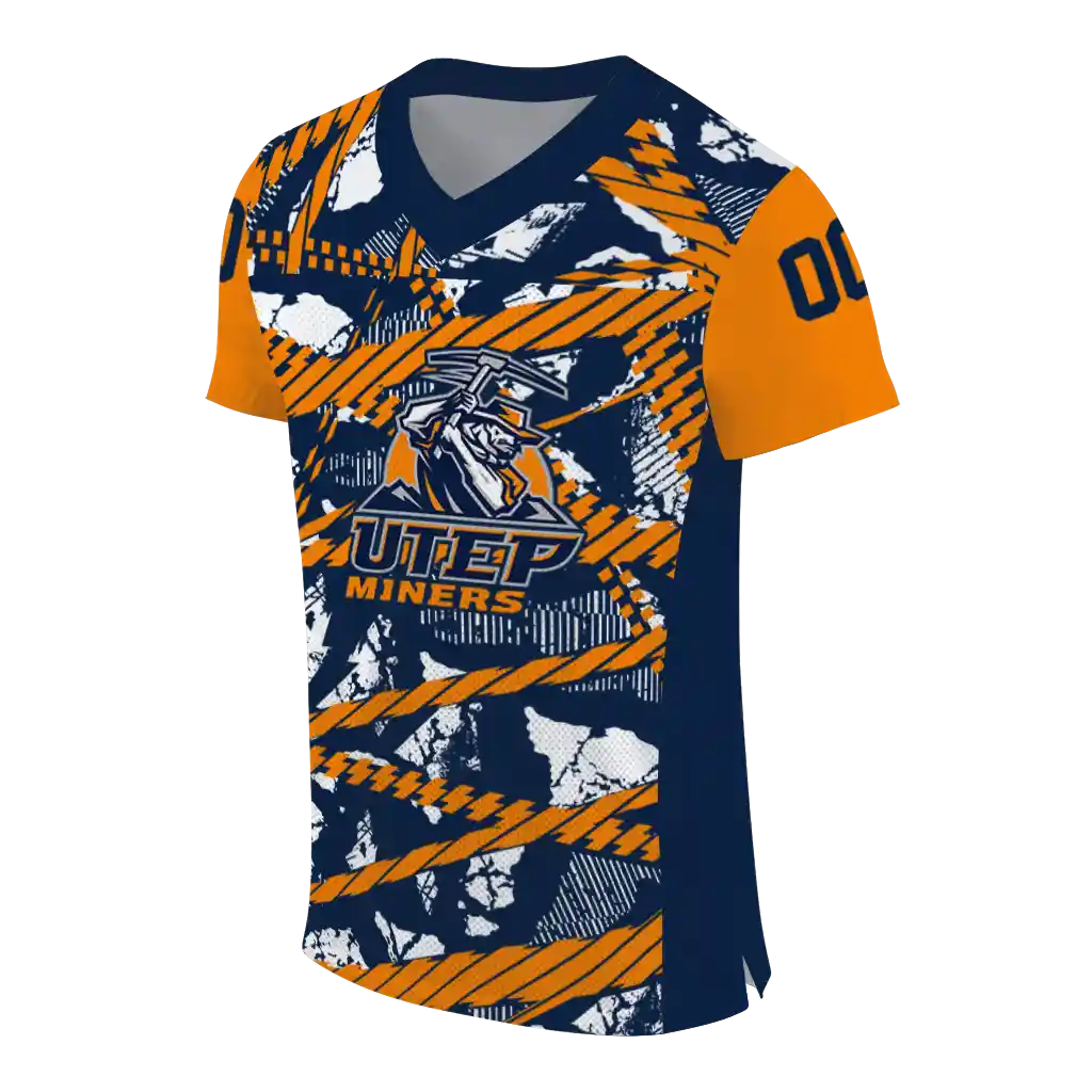 personalized utep miners camo shatter blue jersey fashion forward personalized utep miners camo shatter blue jersey fashion forward