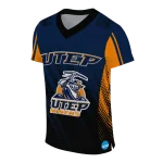 personalized utep miners halftone flow blue black jersey best selling
