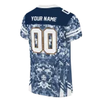 personalized utep miners mirrored pattern blue jersey best selling