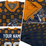 personalized utep miners stacked rectangle blue jersey best selling