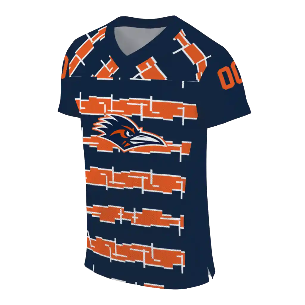 personalized utsa roadrunners layered grids orange jersey fashion forward personalized utsa roadrunners layered grids orange jersey fashion forward