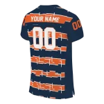 personalized utsa roadrunners layered grids orange jersey best selling